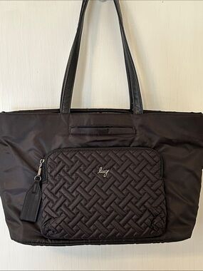 Lug Arpeggio Midnight Black Large Tote Bag